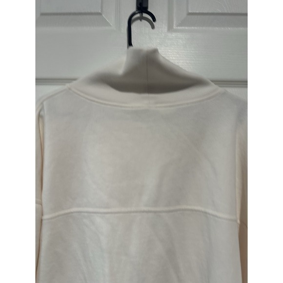 Alo Hazy Mock Neck Pullover Ivory Large - Picture 5 of 9